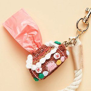 HTF Anthropologie Gingerbread House Clean-Up Bag Dispenser